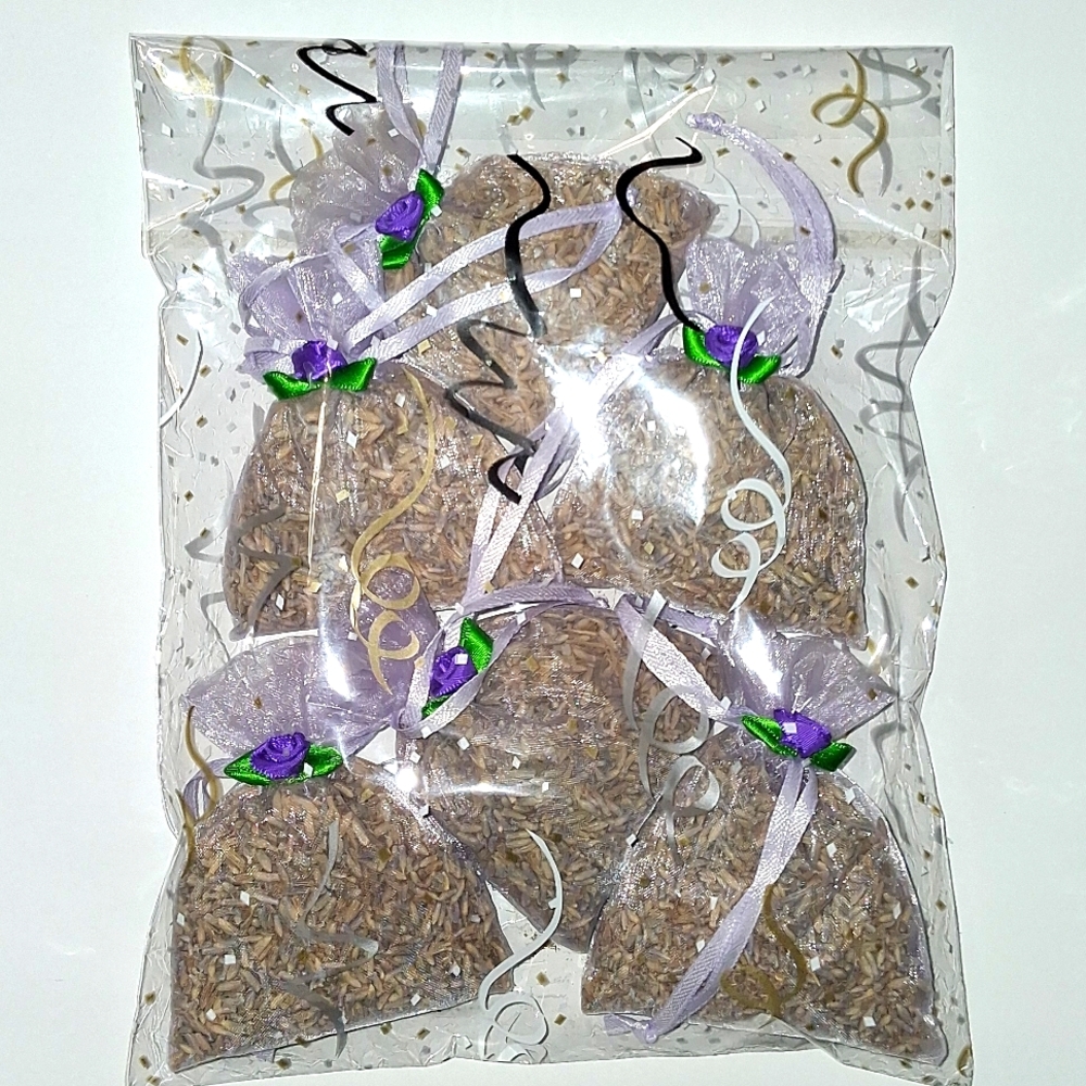 6 Piece Lavender Sachets